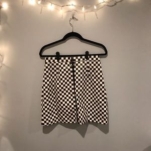 Checkered Skirt